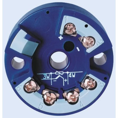 Jumo dTRANS T01 Temperature Transmitter RTD Input 4 to 20 mA Output 35V 44mm 707015/888-888-888/000 0..100°C Pt100vl