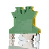 Phoenix Contact 2-Way DIN Rail Earth Modular Terminal Block 750V 24A Screw Termination Polyamide Housing 0441119