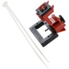 Brady Red Polypropylene Fibreglass Reinforced Nylon Circuit Breaker Switch Lockout 7.14 mm TAGLOCK OVERSIZED CIRCT BRKR LO EA