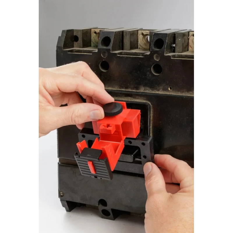 Brady Red Polypropylene Fibreglass Reinforced Nylon Circuit Breaker Switch Lockout 7.14 mm TAGLOCK OVERSIZED CIRCT BRKR LO EA