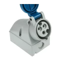 MENNEKES Wall Mount Socket Blue 3 Pole 16A 230V IP44 Rated Industrial Socket IP44 