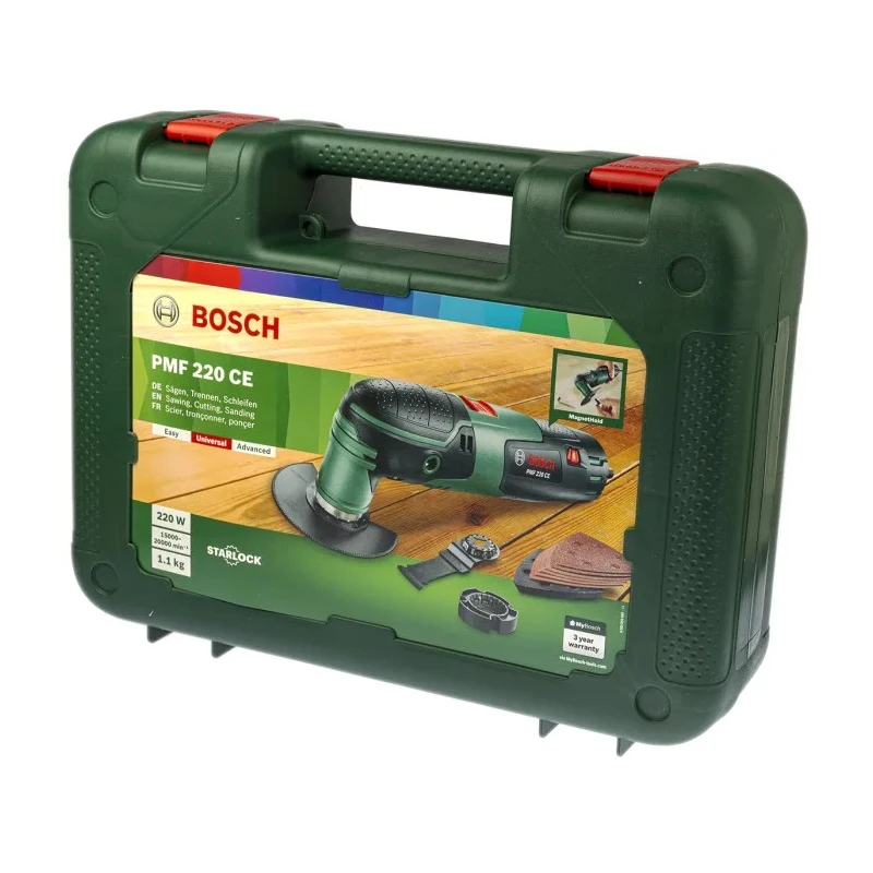 Bosch Corded Multi-Cutter Power Tool 220W 230V 15000-20000rpm PMF 220 CE 0603102000
