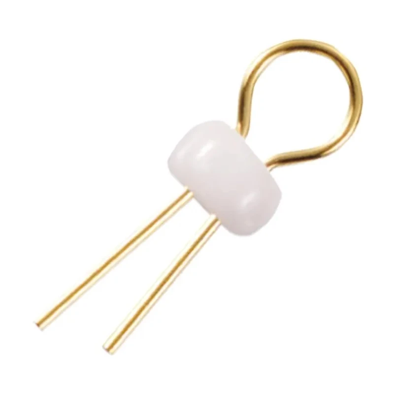 Mac 8 White 1 mm Insulated Terminal Post Phosphor Bronze Body LC-2-GWHITE