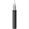Belden SDI Coaxial Cable, 4505R Series, 1000 ft, RG59 20AWG, 75 Ω, Black, Unterminated, 300V RG59