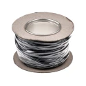 Staubli SiliVolt-1V Series Black Silicone Hook Up Wire 651/0.07 mm Core Strands 25 m 1.5 kV 150°C 175-7481