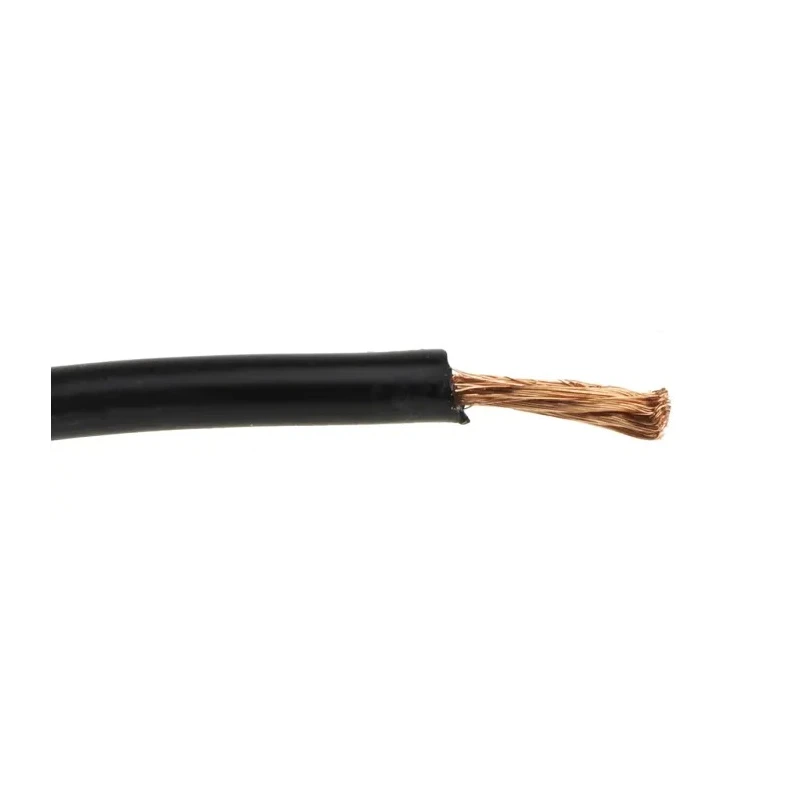 Staubli SiliVolt-1V Series Black Hook Up Wire 511/0.05 mm Core Strands 25 m, Copper Conductor, 1.5kV, 150°C 175-7479