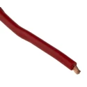 Staubli Red Hook Up Wire, 17 AWG, 259/0.07 mm Core Strands, 25 m Length, Tinned Copper Conductor, 750V, Fire 175-7467