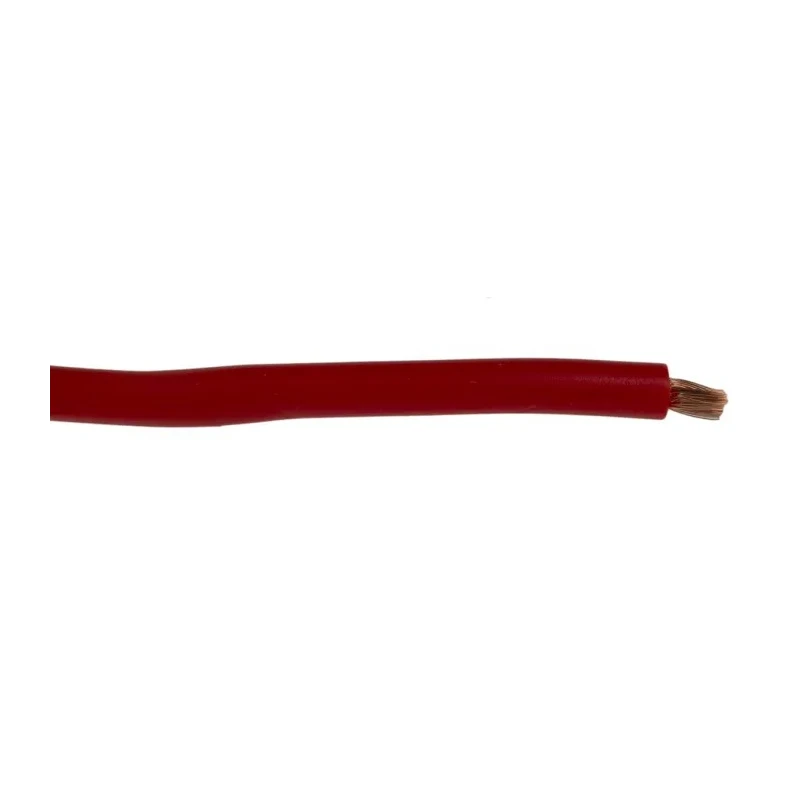 Staubli Red Hook Up Wire, 17 AWG, 259/0.07 mm Core Strands, 25 m Length, Tinned Copper Conductor, 750V, Fire 175-7467