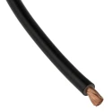 Staubli Black Hook Up Wire 14 AWG, 651x0.07 mm Core Strands, 25 m Length, Tinned Copper Conductor, 1.5 kV, Flame 175-7472