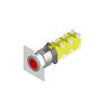 EAO 04 Series Grey Latching Push Button Head 30.5 mm Cutout Diameter IP65 704.062.218