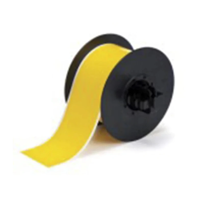 Brady Yellow Label Roll Vinyl Material 101 mm Width 1 Roll Quantity B30C-4000-7569-YL