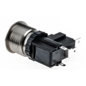 RS PRO Illuminated Push Button Switch, Latching, Panel Mount, 22.2 mm Cutout, SPST, White LED, IP67, 250 V AC 175-8213