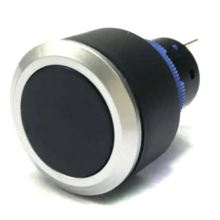 RS PRO Push Button Switch Momentary Panel Mount SPDT IP65 22.2 mm Cutout 250 V 3-5A 175-8308