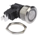 RS PRO Illuminated Push Button Switch Momentary Panel Mount SPDT White LED IP67 250 V ac 175-8138