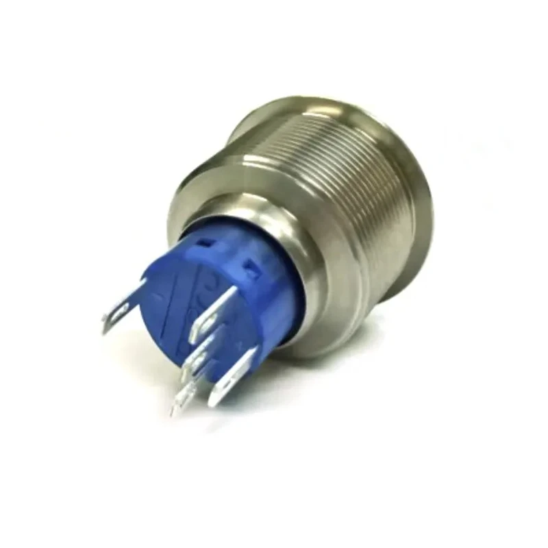 RS PRO Illuminated Push Button Switch Momentary Panel Mount SPDT Green LED IP67 250 V 175-8349