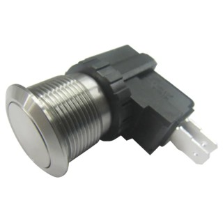 RS PRO Push Button Switch Momentary Panel Mount 19.1 mm Cutout SPDT IP67 36V DC 250V AC 175-8363