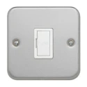 Contactum 13A 1 Gang Fused Spur Metalclad White IP2X 