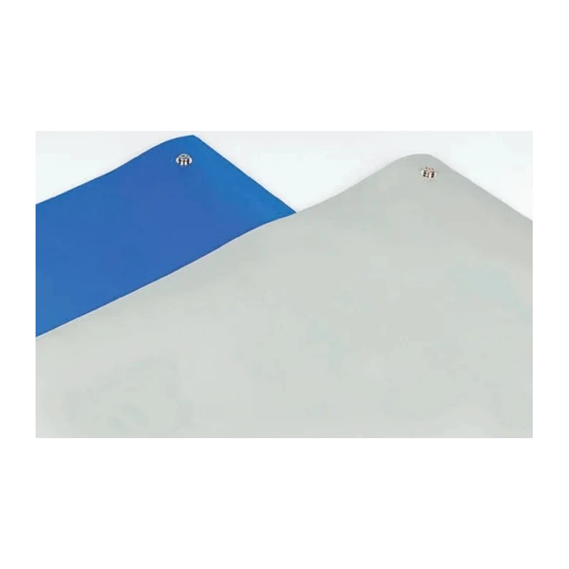 Plastic Systems Grey ESD-Safe Mat Bench Floor Synthetic Rubber Smooth Surface 1.8 m x 1.2 m x 3.2 mm 466-1671