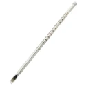Brannan Immersion Glass Thermometer, 110 °C Maximum Temperature, Green Spirit Filling, 200mm Length 44/425/0