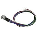 RS PRO Illuminated Push Button Switch Momentary Panel Mount 16 mm Cutout SPST RGB LED IP67 36 V dc 175-8460
