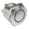 RS PRO Illuminated Momentary Push Button Switch Panel Mount 16 mm Cutout SPST Red Green LED IP67 36 V dc 175-8499