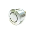 RS PRO Illuminated Momentary Push Button Switch Panel Mount 16 mm Cutout SPST Blue LED IP67 36V dc 175-8568