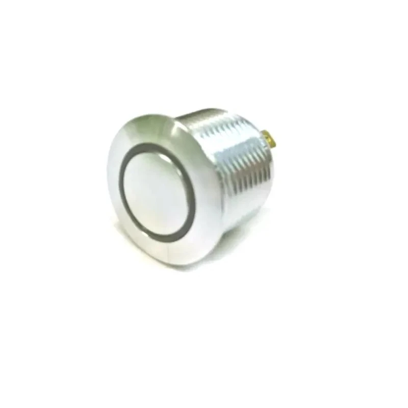 RS PRO Illuminated Momentary Push Button Switch Panel Mount 16 mm Cutout SPST Blue LED IP67 36V dc 175-8568