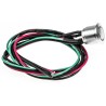 RS PRO Illuminated Push Button Switch, Momentary, Panel Mount, 16 mm Cutout, SPST Contact, Green LED, IP67, 36 V dc 175-8575