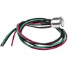 RS PRO Illuminated Push Button Switch Momentary Panel Mount 16 mm Cutout SPST Green LED IP67 36V dc 175-8555