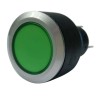 RS PRO Illuminated Momentary Push Button Switch, Panel Mount, 22.2 mm Cutout, SPDT, Green LED, IP65, 250 V AC 175-8982