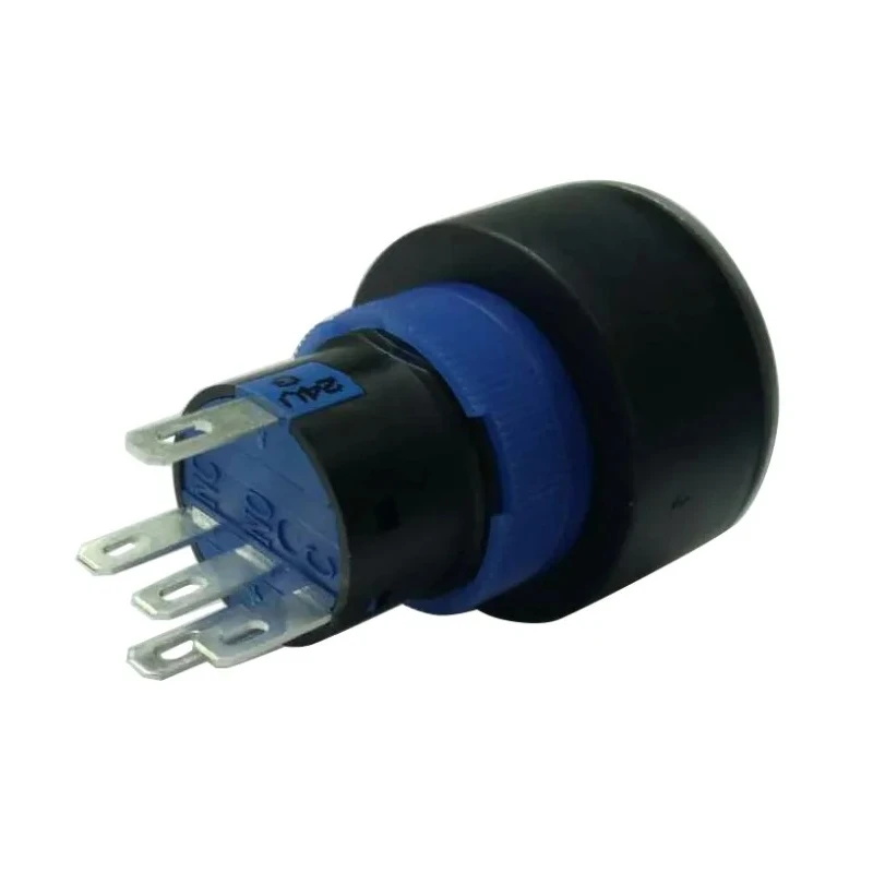 RS PRO Illuminated Momentary Push Button Switch, Panel Mount, 22.2 mm Cutout, SPDT, Green LED, IP65, 250 V AC 175-8982