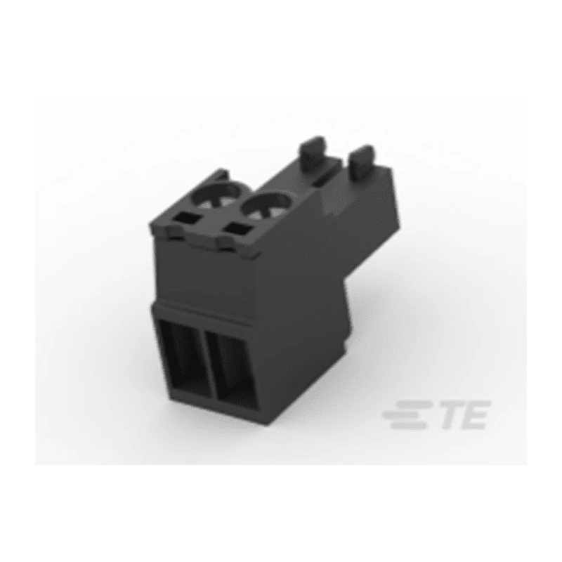 TE Connectivity TB Series Pluggable Terminal Block 2-Contact 3.5 mm Pitch 1 Row 300V AC 8A Thermoplastic Housing 2213936-2