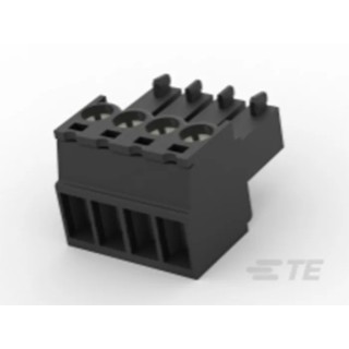 TE Connectivity TB Series Pluggable Terminal Block 4-Contact 3.5 mm Pitch 1 Row 8A 300V AC 2213936-4