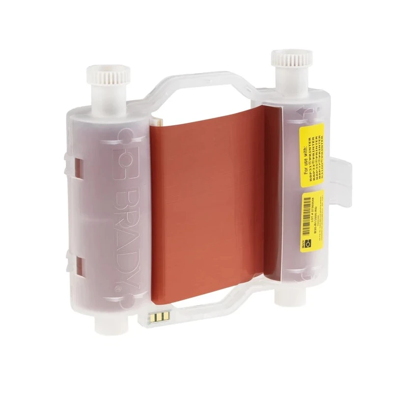 Brady Industrial Resin Red Label Printer Ribbon 110 mm Width, 60 m Length B30-R10000-RD