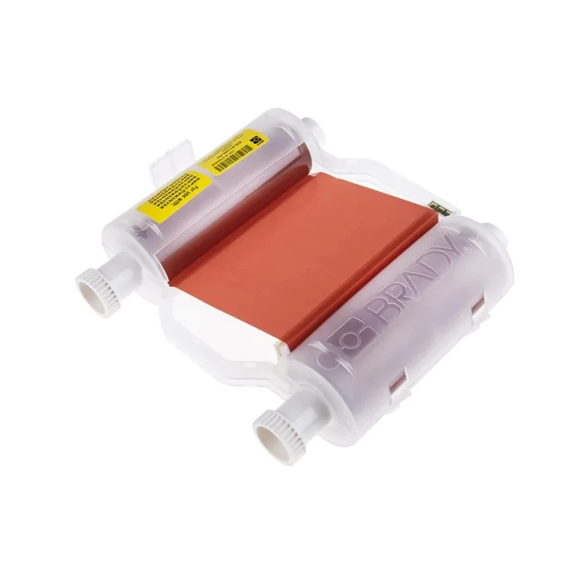 Brady Industrial Resin Red Label Printer Ribbon 110 mm Width, 60 m Length B30-R10000-RD