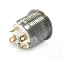 RS PRO Illuminated Momentary Push Button Switch, Panel Mount, 16 mm Cutout, SPST, Blue LED, IP67, 36 V dc 175-9119