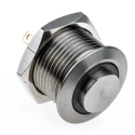 RS PRO Illuminated Momentary Push Button Switch, Panel Mount, 16 mm Cutout, SPST, Red LED, IP67, 36 V dc 175-9127