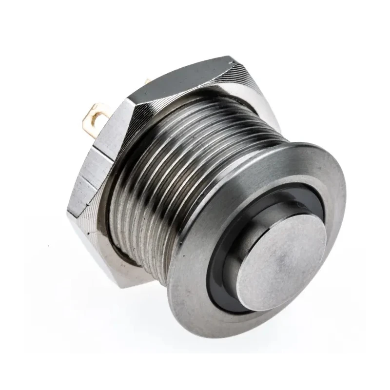RS PRO Illuminated Momentary Push Button Switch, Panel Mount, 16 mm Cutout, SPST, Red LED, IP67, 36 V dc 175-9127