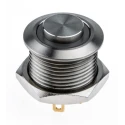 RS PRO Illuminated Momentary Push Button Switch, Panel Mount, 16 mm Cutout, SPST, Red LED, IP67, 36 V dc 175-9127