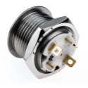 RS PRO Illuminated Momentary Push Button Switch, Panel Mount, 16 mm Cutout, SPST, Red LED, IP67, 36 V dc 175-9127