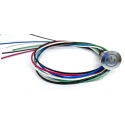 RS PRO Illuminated Momentary Push Button Switch, Panel Mount, 16 mm Cutout, SPST, RGB LED, IP67, 36 V dc Model 175-9133