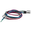 RS PRO Illuminated Momentary Push Button Switch, Panel Mount, 16 mm Cutout, SPST, RGB LED, IP67, 36 V DC 175-9131