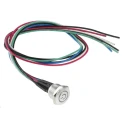 RS PRO Illuminated Momentary Push Button Switch Panel Mount 16 mm Cutout SPST RGB LED IP67 36 V dc 175-9172