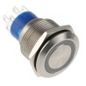 RS PRO Illuminated Momentary Push Button Switch Panel Mount DPDT Green LED IP67 250V AC 175-9248