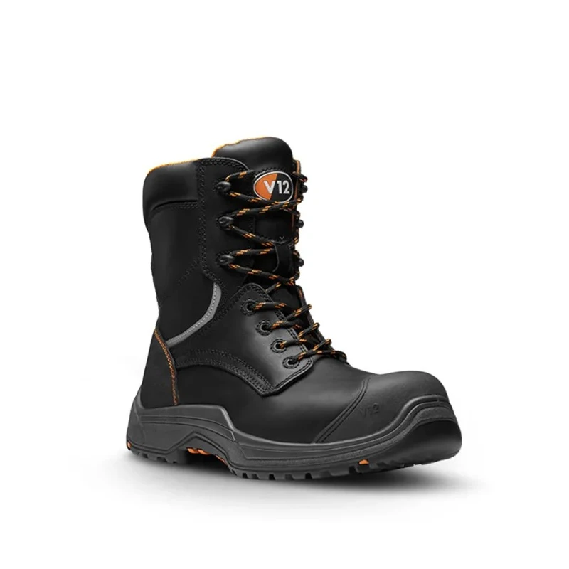 V12 Footwear Avenger Black Composite Toe Capped Safety Boots Size UK11 EU46 EN ISO 20345:2011 S3 HRO SRC VR620.01/11