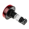 Werma 150 Series Red Beacon-Buzzer Combination IP65 24V dc 80 dB Continuous Tone 150.100.55