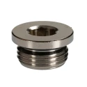 RS PRO G Nitrile Rubber (NBR) Plug Fitting BSPP NPTF Metric BSPT Thread 13.5mm Length Model 176-1051