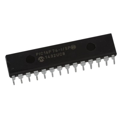 Microchip 8 bit PIC Microcontroller PIC16F76-I/SP 20 MHz 14kB FLASH 28-Pin SPDIP PIC16F76-I/SP
