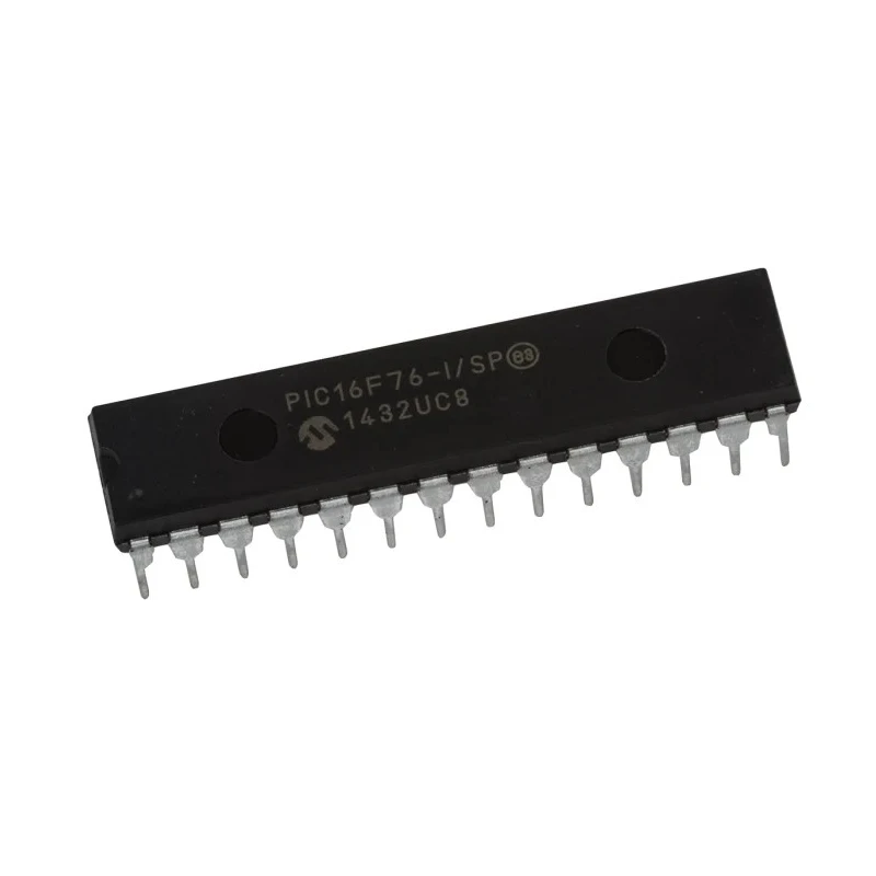 Microchip 8 bit PIC Microcontroller PIC16F76-I/SP 20 MHz 14kB FLASH 28-Pin SPDIP PIC16F76-I/SP