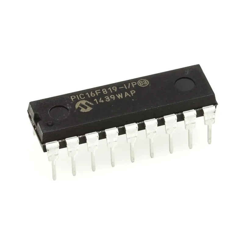 Microchip 8-bit PIC Microcontroller 20 MHz 3.584 kB FLASH 256 B RAM 18-Pin PDIP PIC16F819-I/P